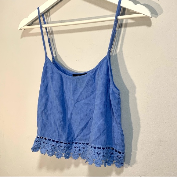 Cropped Flowy Tank